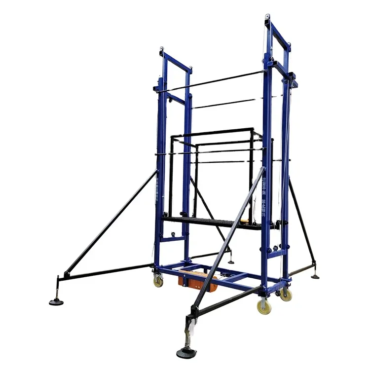 500Kg Mobile Electric Lifting Scaffolding Platforms, 8 Meters Multiple Models Foldable Electrical Scaffolding Lift