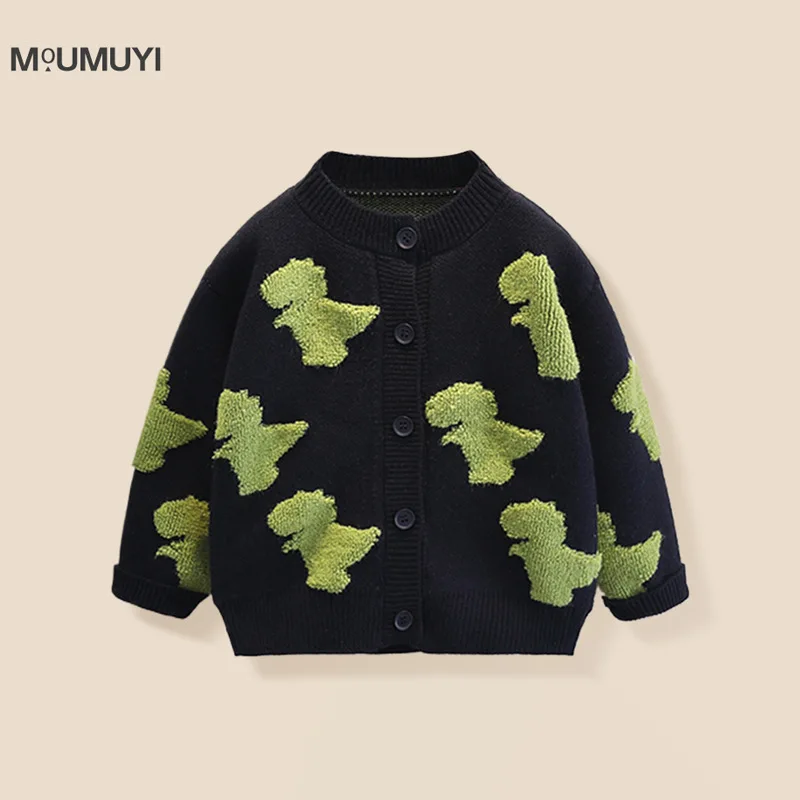 

Knitted Coat Round Neck Knitwear Sweet Soft Cotton Comfortable New Model Leisure Animal Pattern Spring Autumn Fashionable