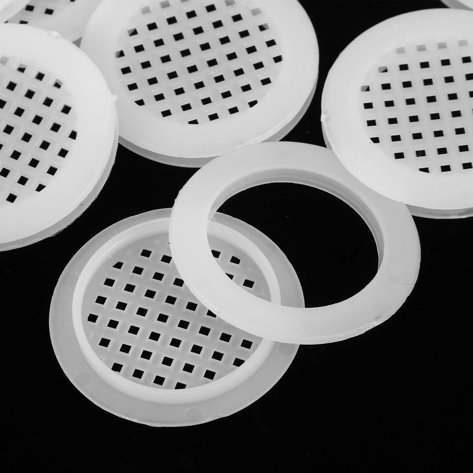 20Pcs Round Air Vent Holes for Cabinets Plastic Vent Covers Furniture Ventilation Hole Decorative Small Circular Air Flow