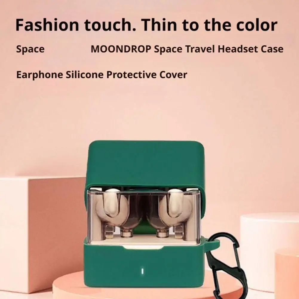 MOONDROP スペーストラベル 2 イヤホン用シリコン保護カバー 軽量ベアマシンテクスチャ耐衝撃プロテクター