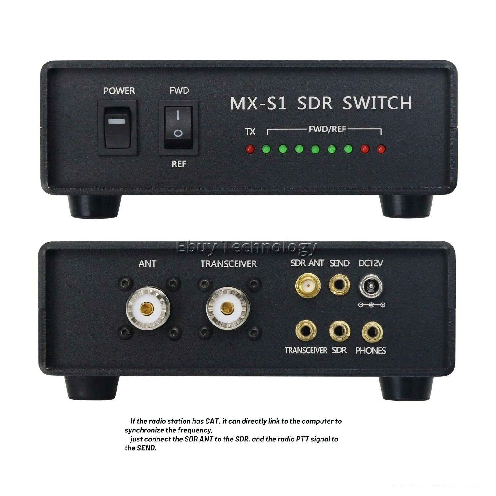 MX-S3 SDR Radio Transceiver Switch Station Increases Spectrum for FT-891 IC7100