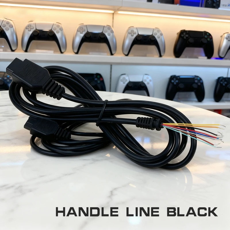 1PC 9 Pin 1.5M Extension Cable for Sega Genesis 2 MD2 Game Controller Gamepad Extension Cord Gaming Accessories