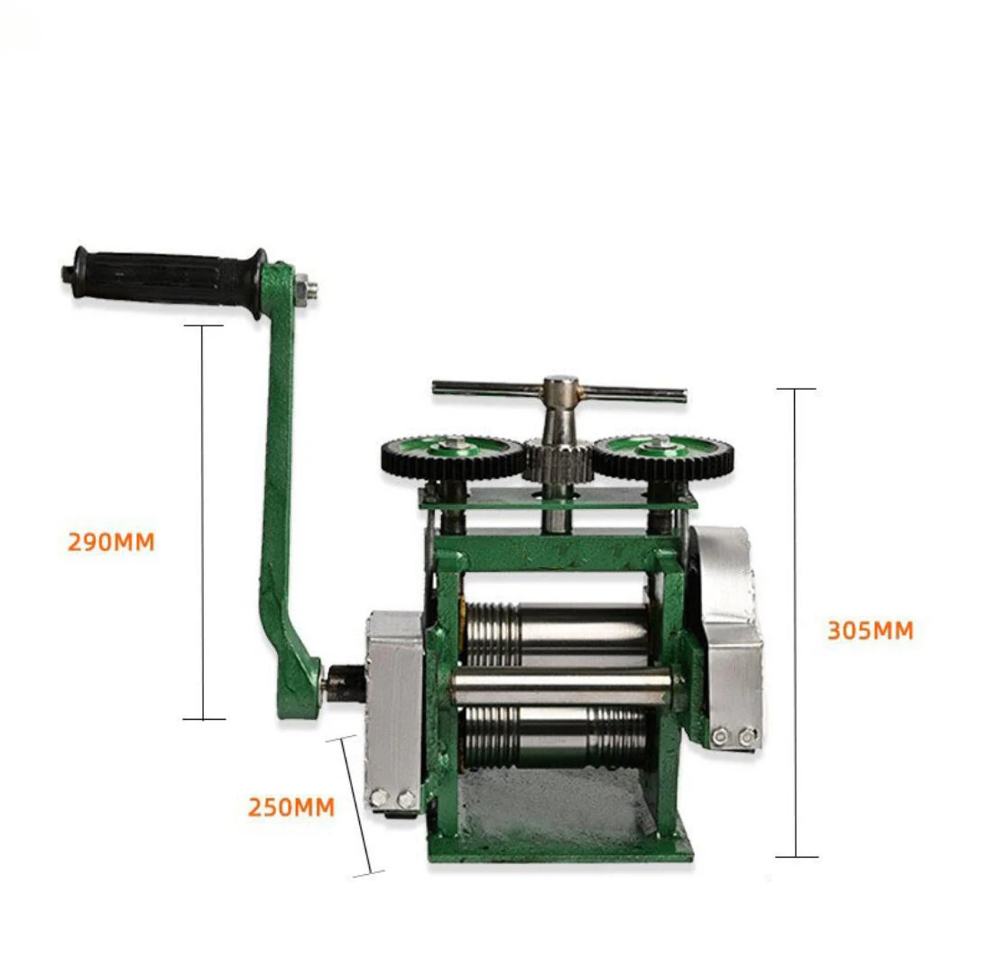 Rolling Mill Machine Assembled Jewelry Metal Wire Reducing Thickness Press Tablet Jewelry DIY Tool Stainless Alloy Manual l