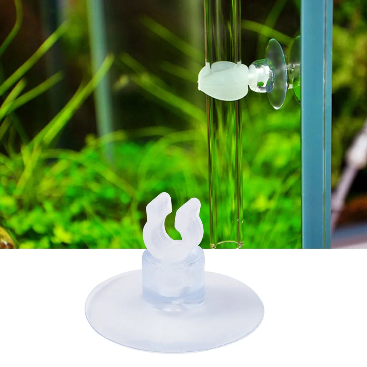 

20Pcs 4Mm Airline Tube Clips Suction Cups for Aquarium Fish Tank Tubing Holder Stable Mounting Fastener Aquarium Suction Cups