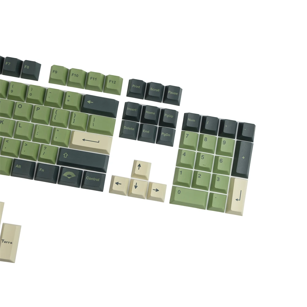 GMK Terra clavier Keycaps PBT colorant-Sublimation clavier mécanique de jeu Cherry Keycap pour MX Gateron Cherry Kailh Switche