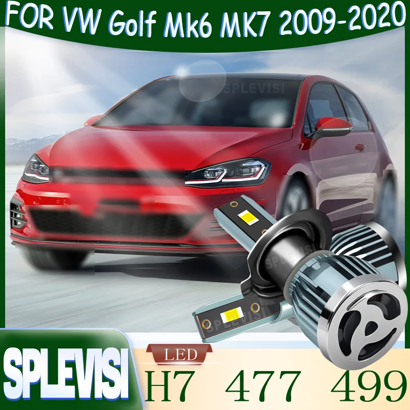 

Instant On Power Efficient H7 LED Headlight Low Dipped Beam Bulbs For VW Golf Mk6 MK7 2009 2010 2011 2012 2013 2014 2015-2020