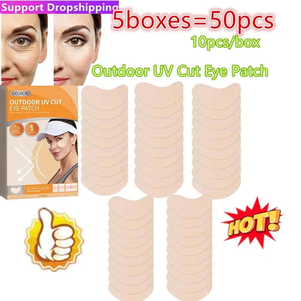 5X Facial Sun Protection Patch Sunblock Patch Eye Mask Anti Sun Protective UV Protection Mask Spot Remover Moisturizing Eye Pad