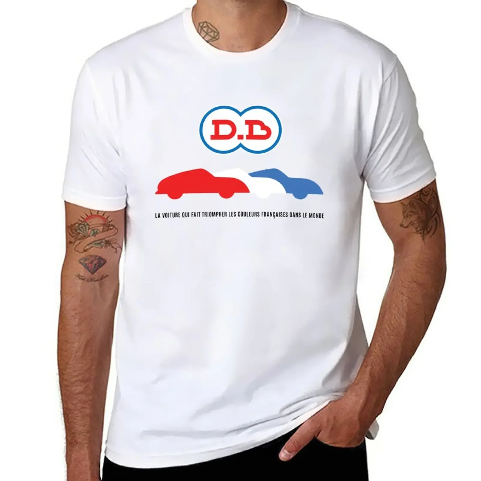 DB Panhard victorious French colours T-Shirt kawaii clothes summer clothes customizeds Men's t shirts