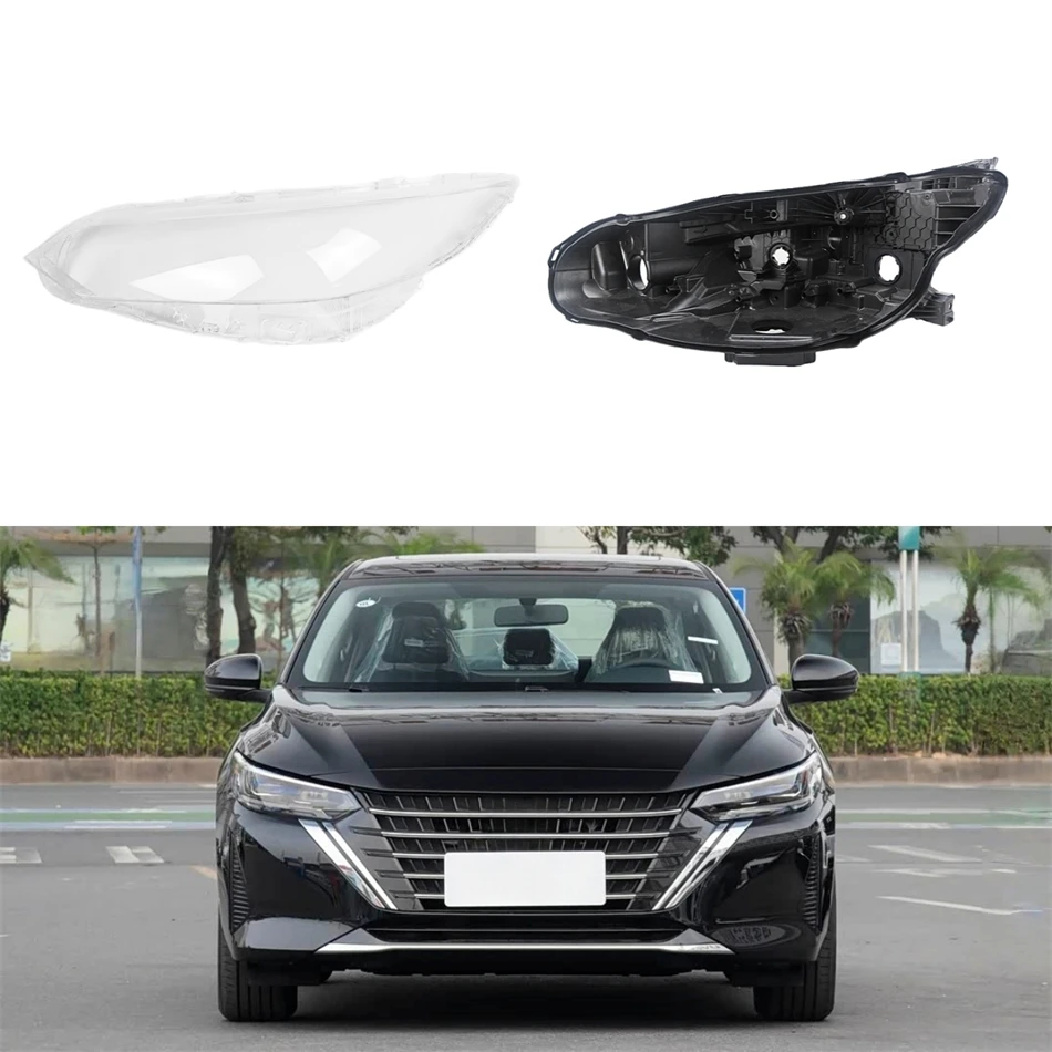 pour-nissan-sylphy-2023-2024-pieces-et-accessoires-automobiles-coque-de-phare-avant-support-de-phare-cache-de-phare-avant