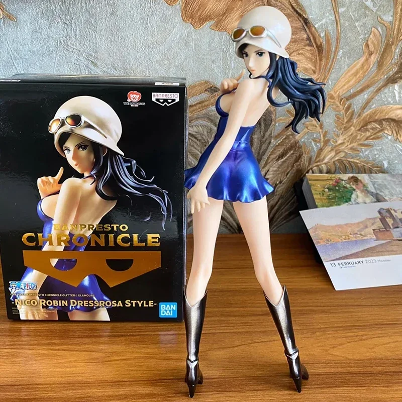 

One Piece Nicole Robin Dressrosa Bylaws Banpresto летопицы аниме Action фигурки модели кукол модные игрушки декор для комнаты подарок