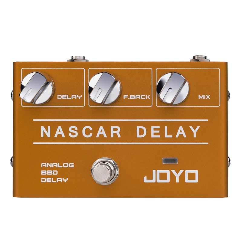 JOYO R-10 Nascar Mini Delay Effector For Electric Guitar Bbd Chip For Single Guitar Effector