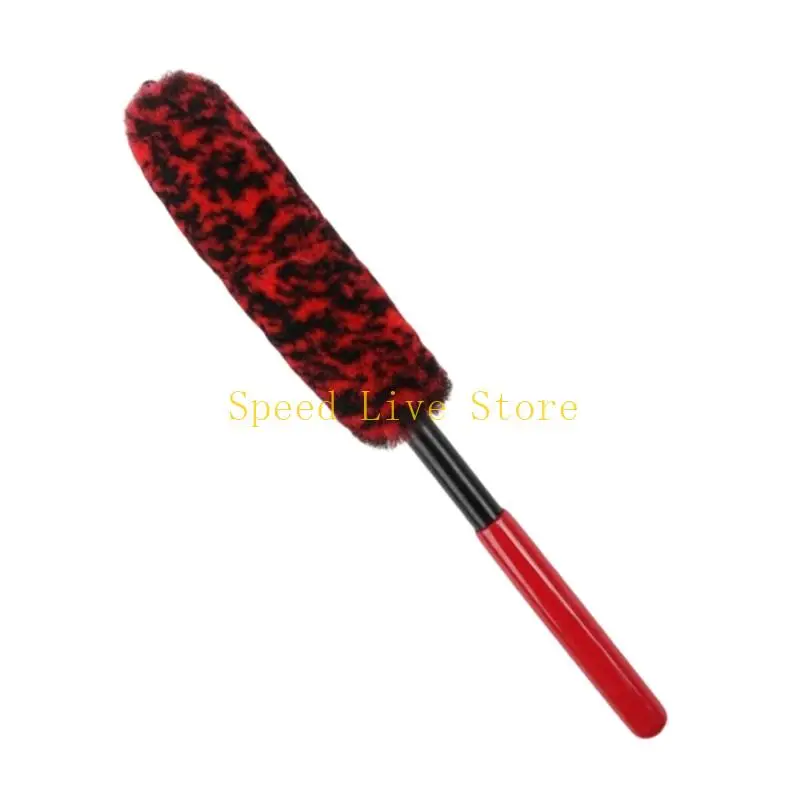 547C Car Wheel Detailing Brushes Plastic Soft Bristles Short Handle Design For Tight Spaces Brake Dust Cleaner