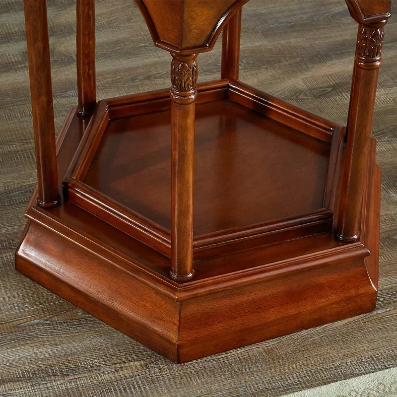 i10.10-- solid wood birdcage bookshelf floor-to-ceiling living room multi-layer antique shelf study cabinet display flower stand