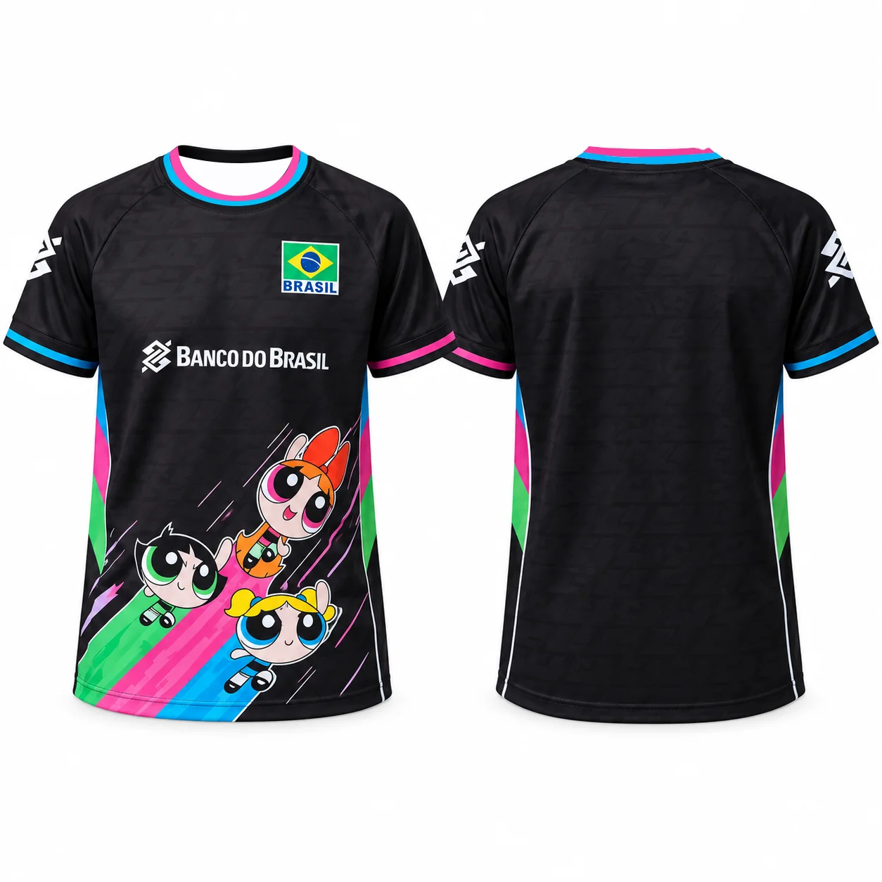 2026 The Powerpuff Girls New Family Matching Beach Volleyball Jersey Men Women Kids Short Sleeve Sports Shirt For Fans And Lover