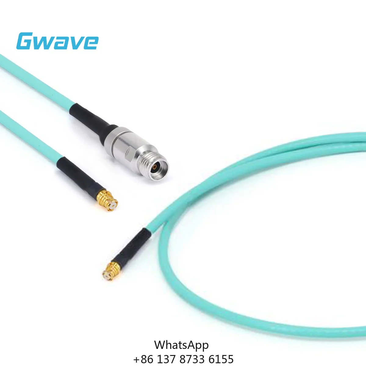 Gwave 2.92mm Female GPO (SMP) RG-405SS Flexible Coax Cable-50 Ohm 40GHz RoHS Compliant -40 +80 For Labs Test Solid Copper