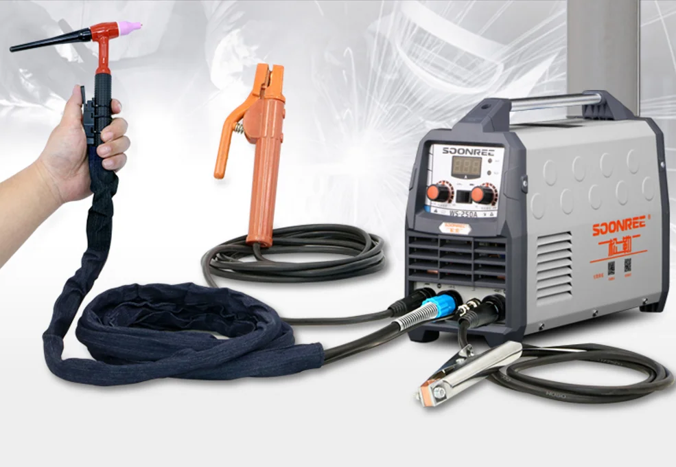 

AC220V WS-250A DC Inverter Multi-function Argon Arc Welder Electric Welder Gas/Electric Weld Dual Metal Welding Equipment