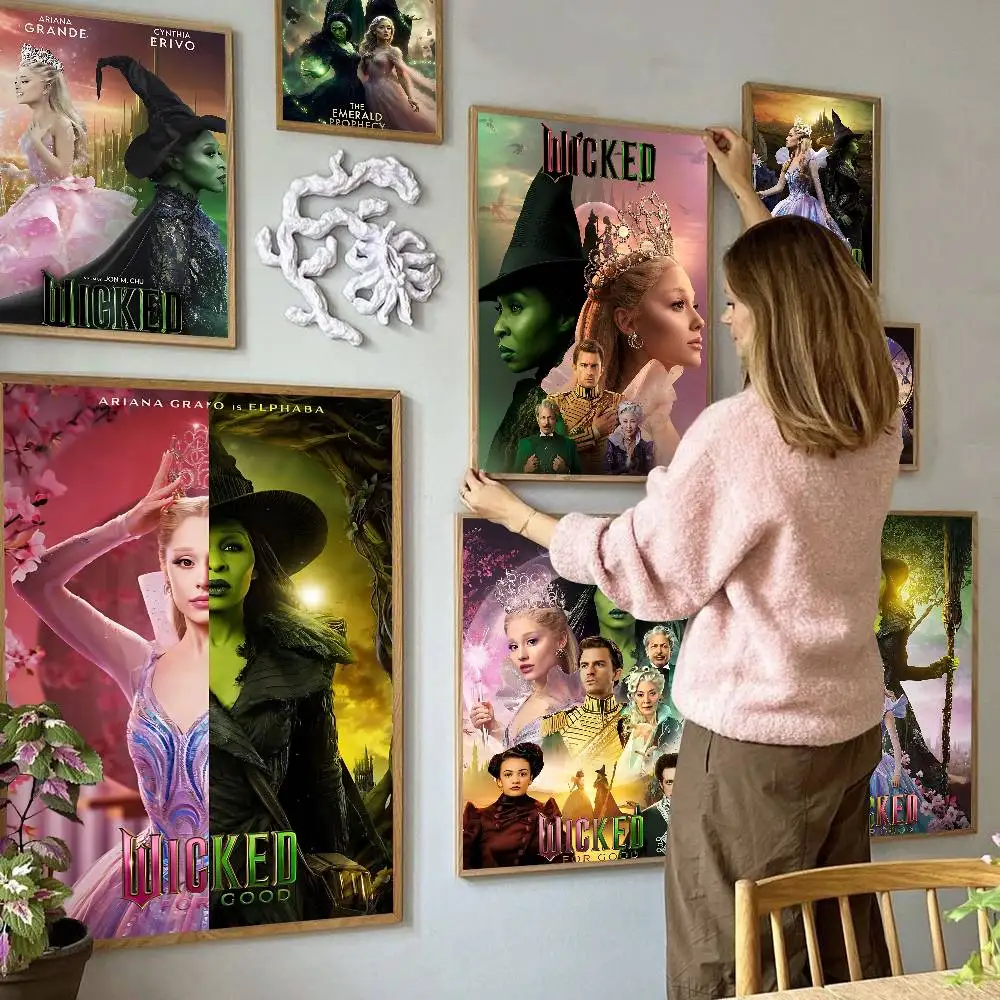 Grande Movie W-Wicked Anime Posters Sticky HD Quality Wall Art Retro Posters For Home Kawaii Room Decor