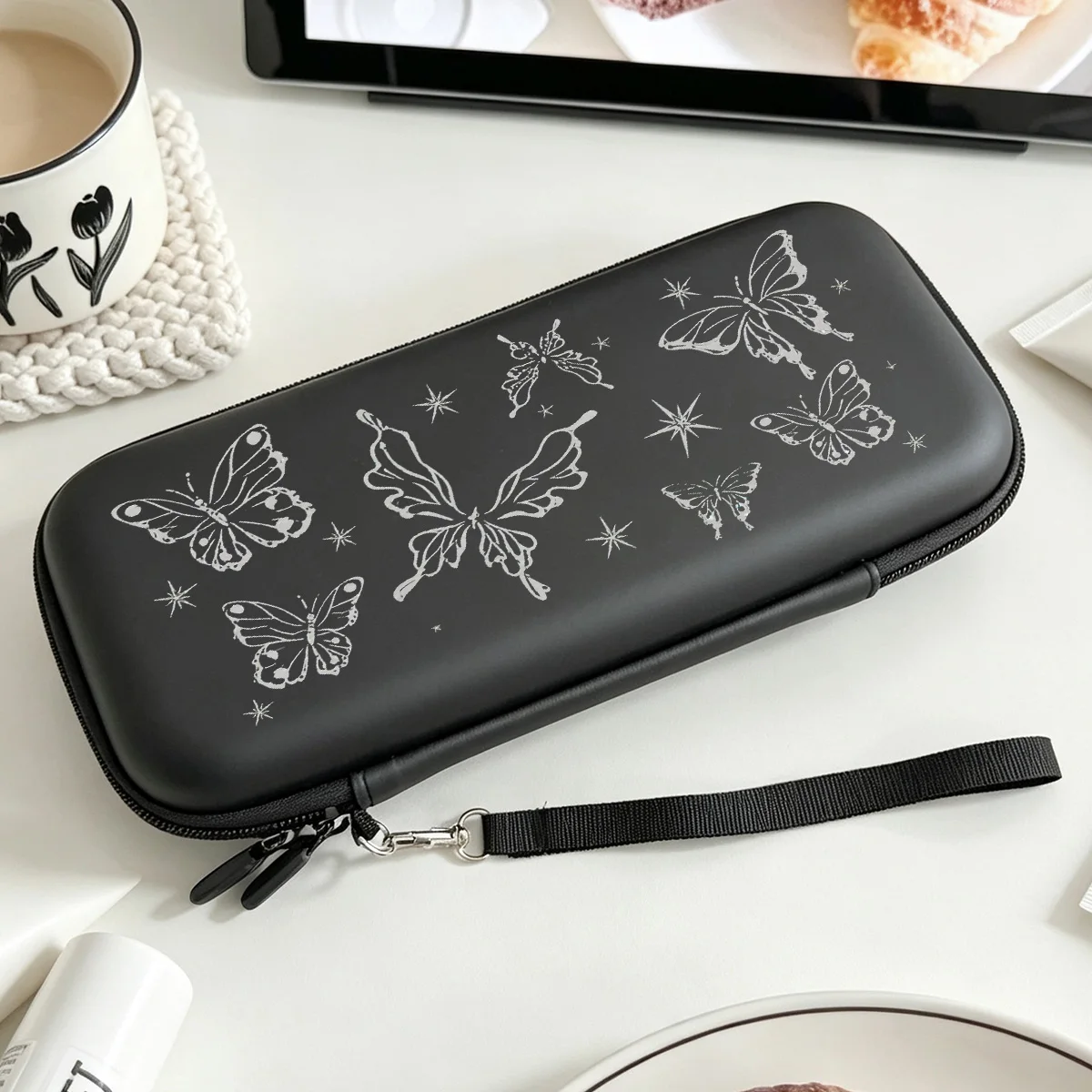 New Fashionable Storage Bags for Nintendo Switch Lite/OLED With Mesh Pockets Portable Travel Gaming Accessories Storage Bag