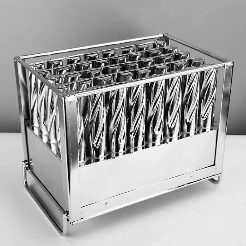 304 Metal Popsicle Mold Popcorn Round Commercial Frozen Form Ice Cream Popcorn Mold