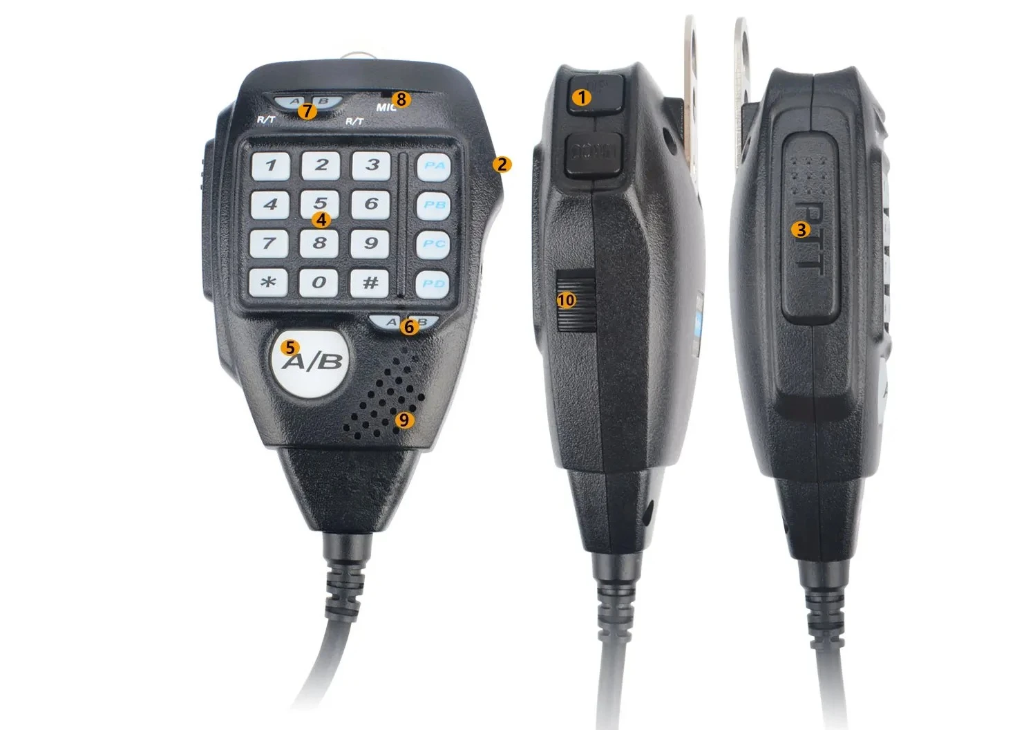 GMRS AT-778UV AT-778UVII 136-174 & 400-490MHz 25W Dual Band Analog Ham Amateur Mobile Radio Transceiver AnyTone Walkie Talkie