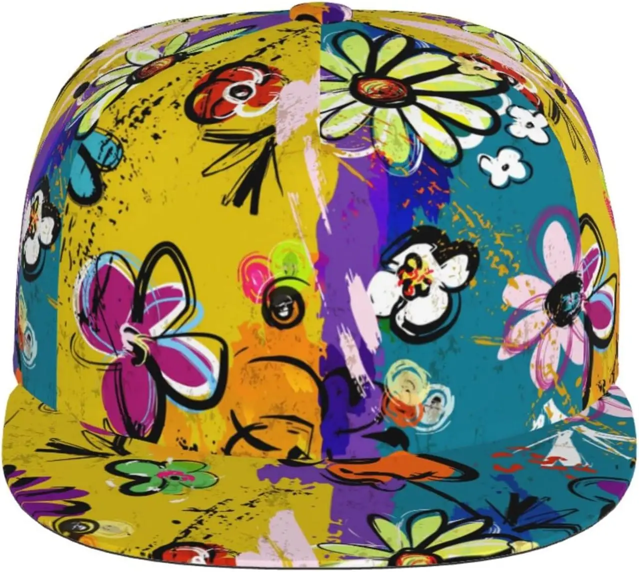 ファッションヒップホップスタイル調節可能なスナップバック帽子男性と女性のためのサンキャップグラフィティキャップ落書き野球帽