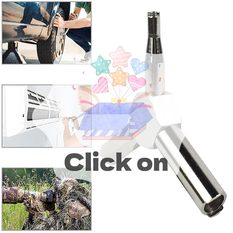 Outdoor Hunting Gas Valve Key Steel Triple Force Magazine Charging Tool For GBB AEG KSC WA Airsoft Gun Shooting