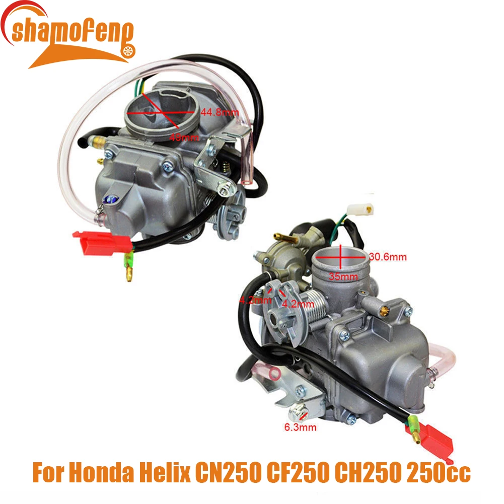 Carburetor PD30J For Honda Helix CN 250 CN250 CF250 CH250 250cc Engine Moped Go Karts 1986-2008