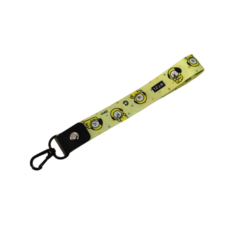 BT21 koya mang shooky chimmy tata cartoon cute lanyard for men and women students mobile phone ID anti-lost neck hanging rope view 5