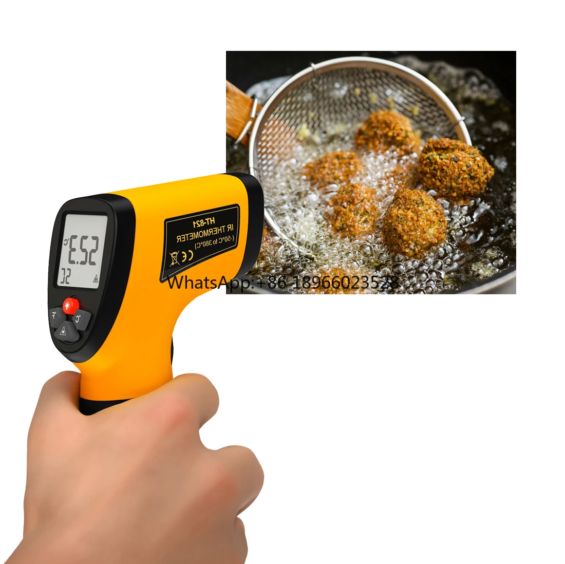 

Non Contact High Accuracy Industrial Digital Measuring Instrument Infrared Thermometer