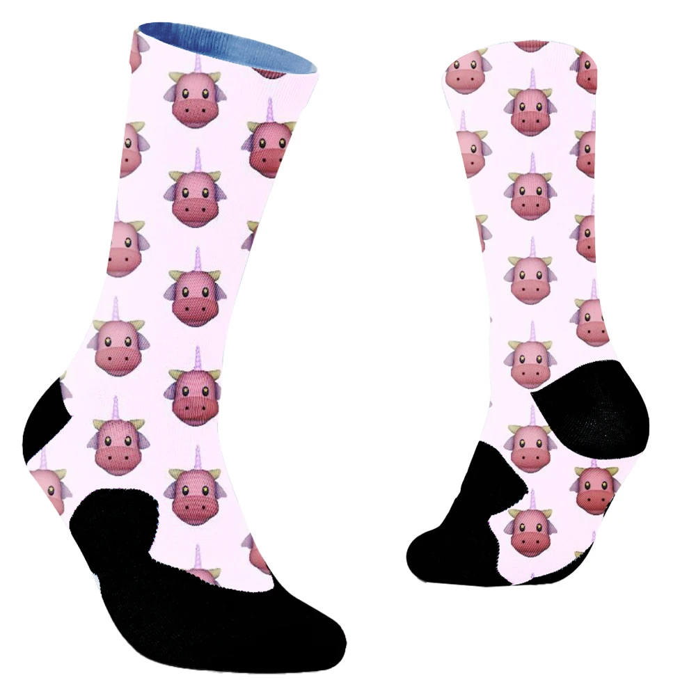 Männer Socken glücklich lustige Tier lässige Socken mit Druck gekämmte Baumwolle Kleid Kompression Geschenk Rad socken für Männer