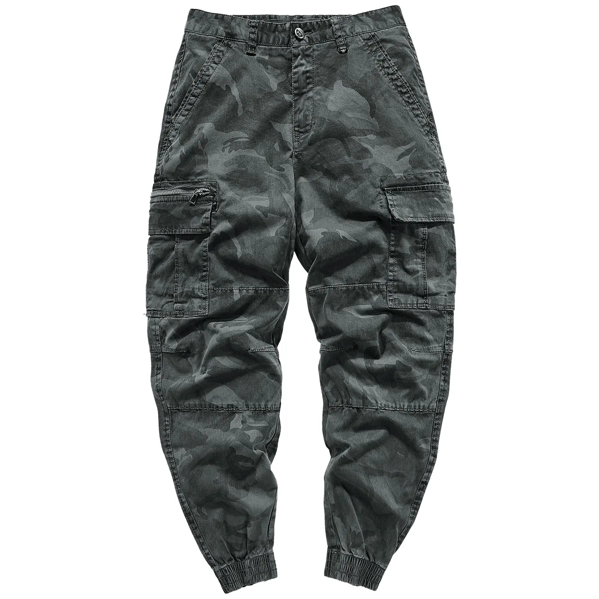 

VIP Men's Camouflage Work Pants Spring Autumn Loose American Sle Retro Casual Sports Trousers with kets Trendy Long Pants