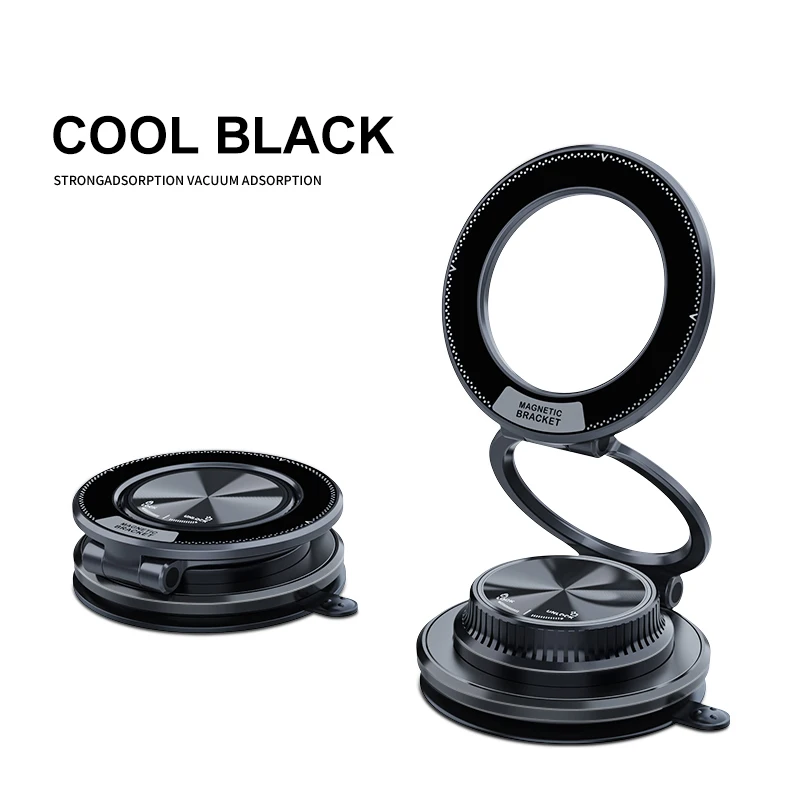 

Подставка для вакуумного магнита 360° ° Регулировка сильной адсорбции магнитный складной держатель телефона для iphone Xiaomi Oppo Vivo Huawei