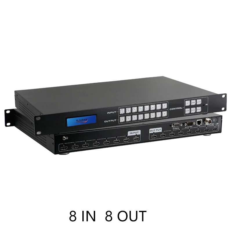 Switcher a matrice HDMI video 4K 8x8, 4x4 16x16 Apparecchiature audio video 8 ingressi 8 uscite Supporto a matrice HDMI Controllo web per computer PS4