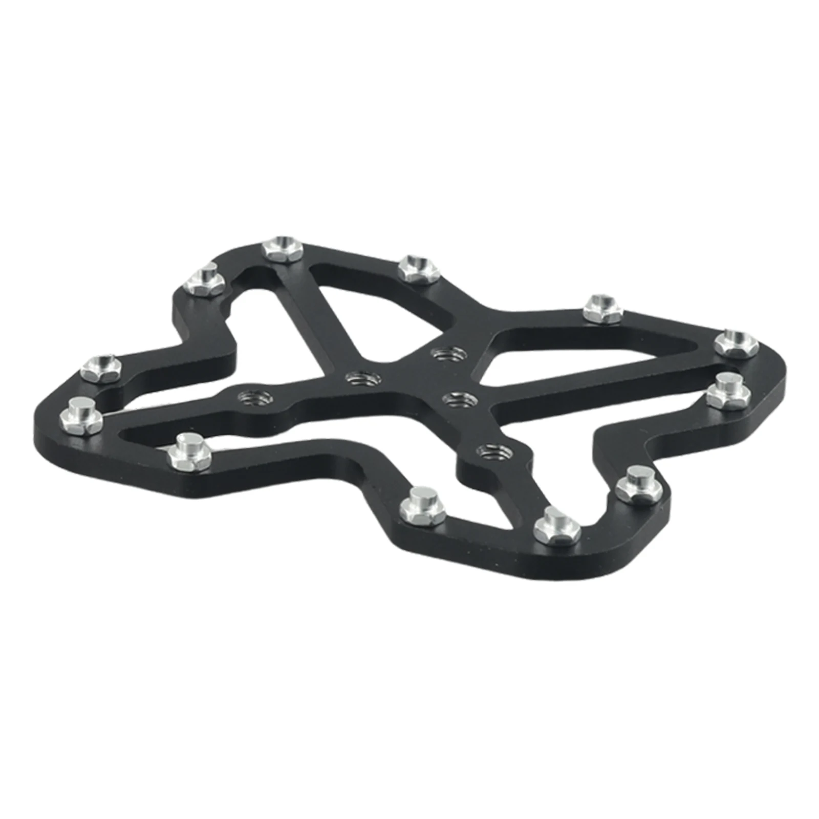 Aluminum Bike Pedals Transform Your For SPD/For Locking System to Flat Platforms Using Strong Anti Slip Design