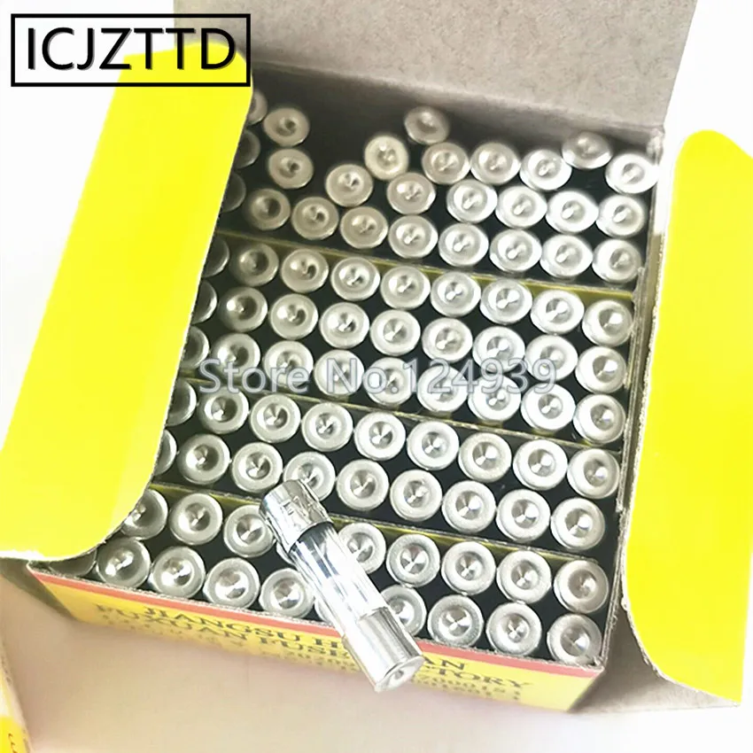 Quick Blow Fuses 5*20 5x20mm F3A 3A glass tube fuse F3AL250v 5*20mm 0.1A 0.2A 0.25A 0.3A 0.75A 0.5A 1A 1.25A 2A 3A 5A 3.15A 4A 6