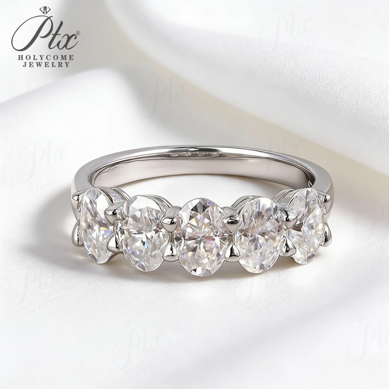 Moissanit-Ringe Rubin Saphir Kolumbianischer Ovalschliff D-Farbe 925 Sterling Silber Verlobungs- und Ehering für Damen Hochwertige Anhänger – Detail 3
