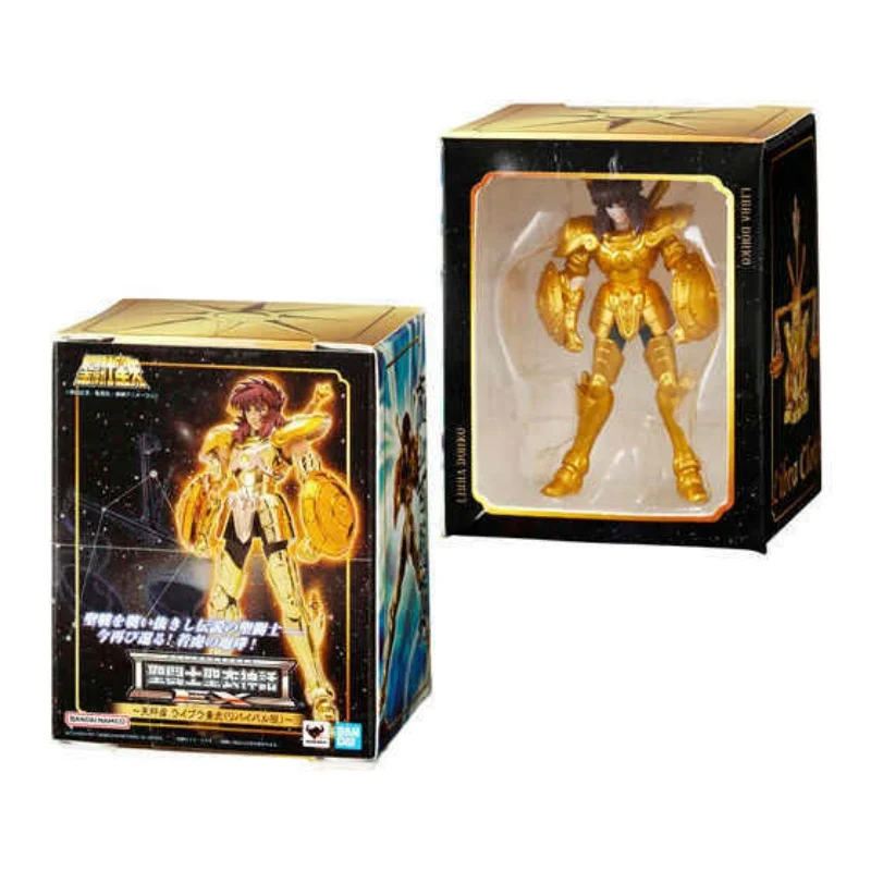 Bandai Saint Seiya Saint Cloth Myth Ex Mini Gashapon Gold Libra Dohko Action Figure Collectible Model For Anime Collectors