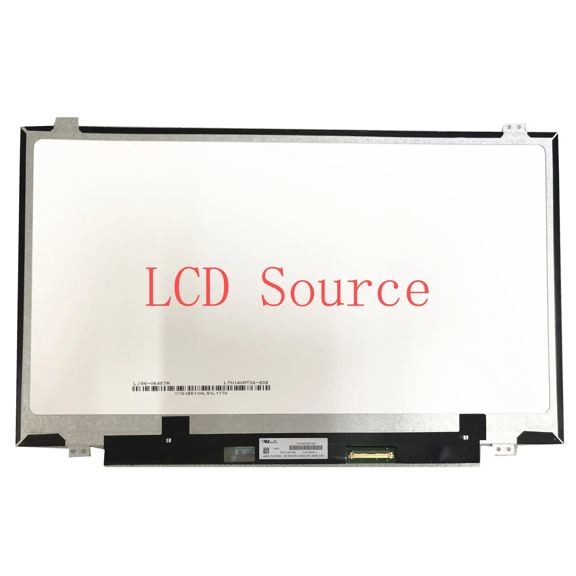 LTN140AT36 D02 LTN140AT36 H01 fit N140BGN-E32 B140XTK01.1 B140XTK01.0 FOR DELL 14'' 1366X768 40PIN TOUCH Screen