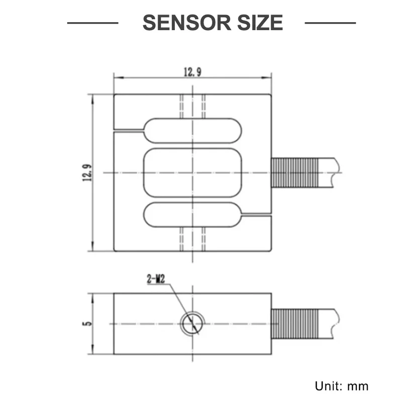 Micro S-Type Load Cell TA-S4 Tension/Compression Force Sensor High Precision Small Volume Industry Automation Weighing System