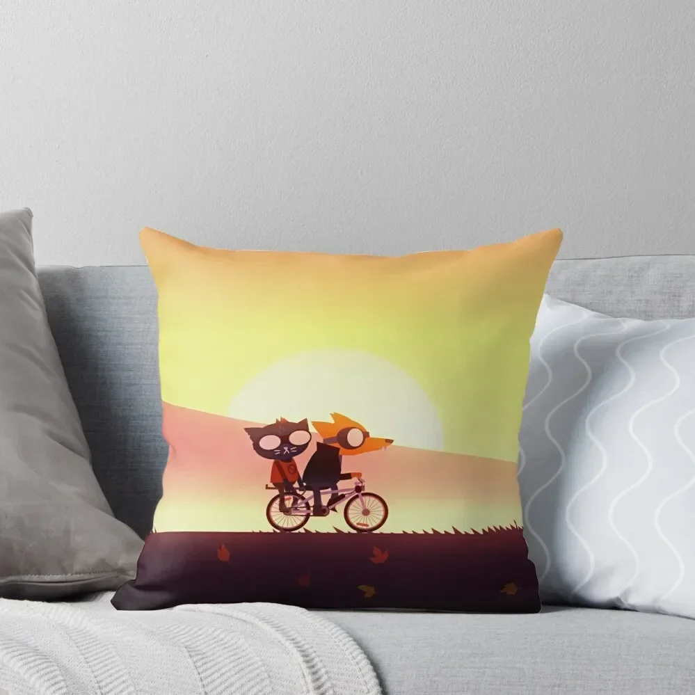 Night in the woods cycles poster HD Throw Pillow luxury decor pillows decor home pillow