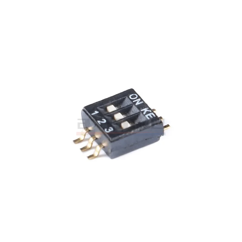 10PCS 1.27mm Switch Toggle Switches Slide Type Switch 1P 2P 3P 4P 5P 6P 8P 10P Bit Black Dial Switches SMT SMD Encoding Switch