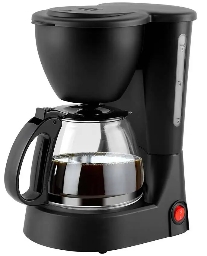 PANCERKA Programmable 4-6 Cup Electric Drip Coffee Maker Temperature Control Stainless Steel Design Household Hotel Use Energy