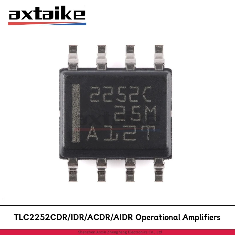 

5PCS TLC2252CDR TLC2252IDR TLC2252AIDR SOP8 2252C 2252I 2252AI TLC2252 SMD Rail-To-Rail Very Low Power Operational Amplifiers IC
