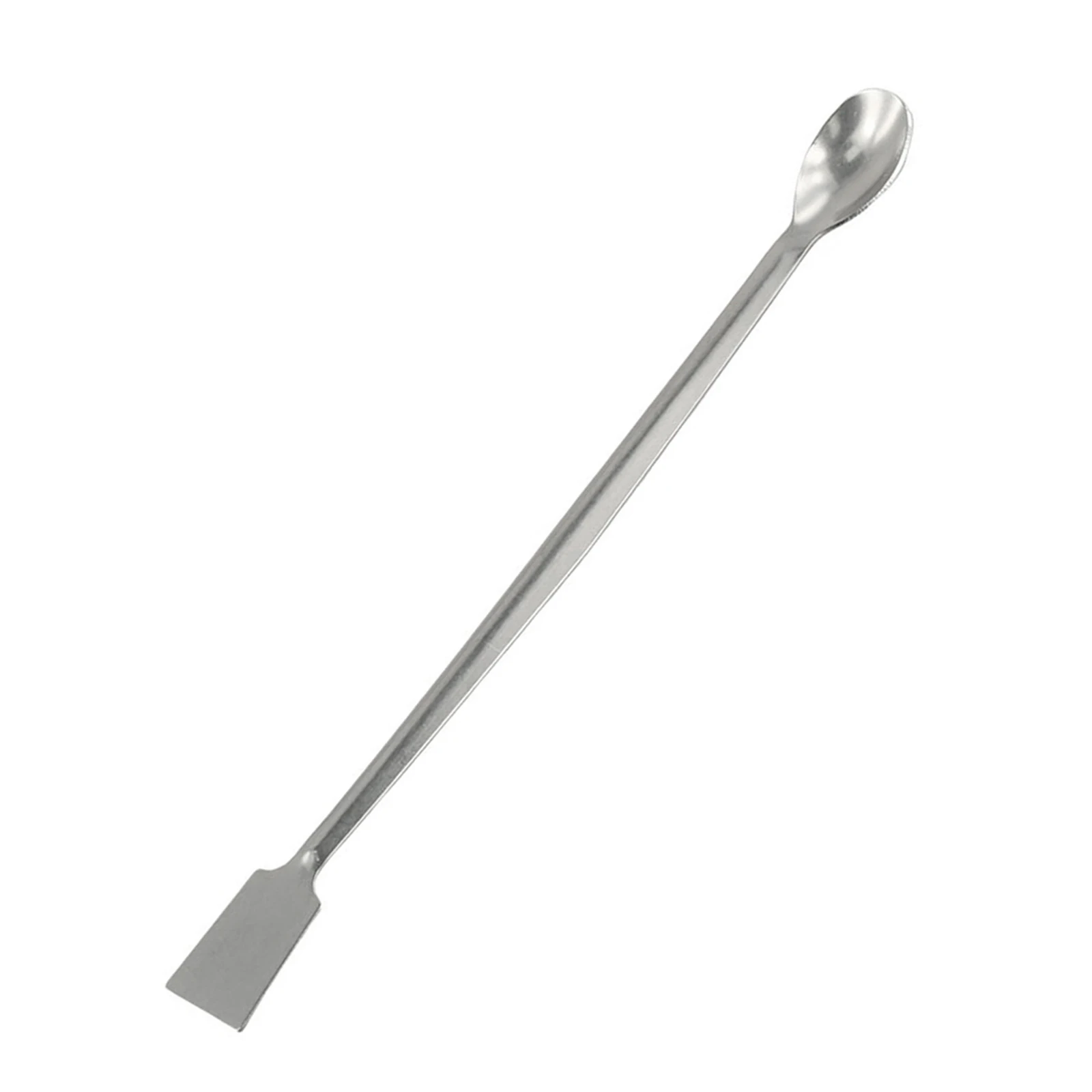 2Pcs Stainless Steel Lab Sampling Spoon Spatula Tool for Easy Material Transfer and Handling in Various Applications