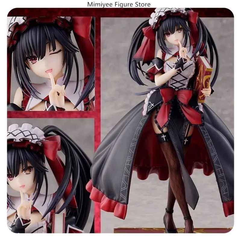 애니메이션 피규어 - 데이트 어 라이브 토키사키 쿠루미 니벨콜 에디션 26cm 모델 스태츄 컬렉션 데스크탑 장식품 선물