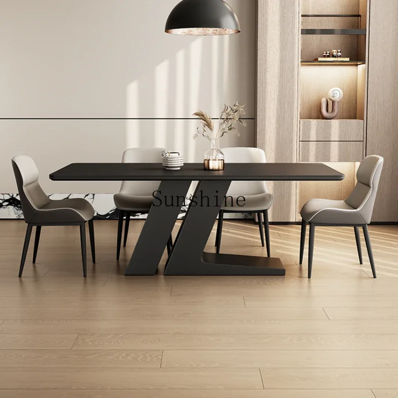 

Dining table and chair combination home modern simplicity