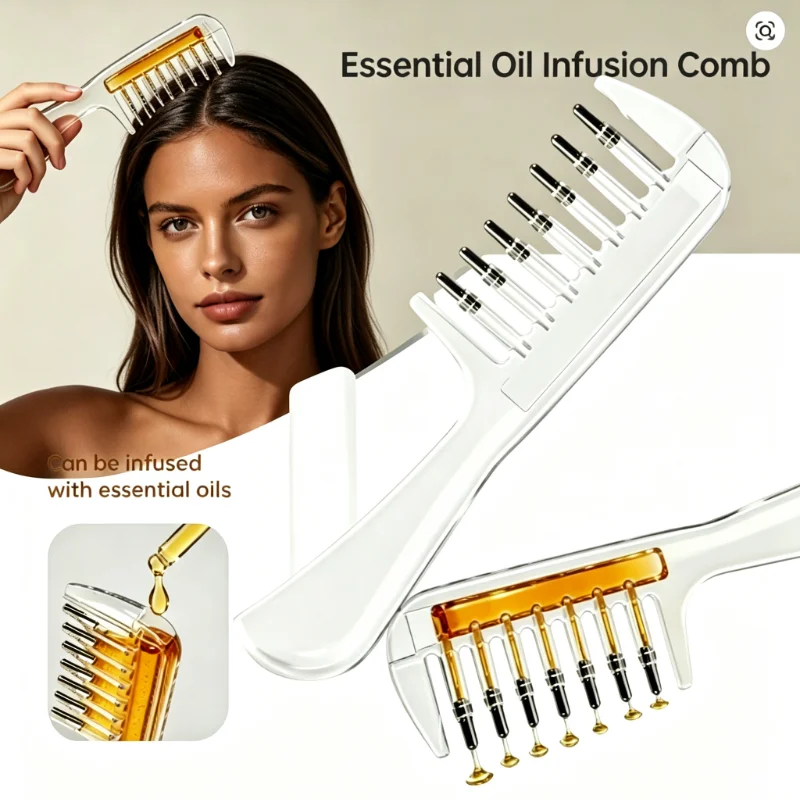 House Hair Care - 2026EssentialOil Infusion Hair Comb Scalp Massage