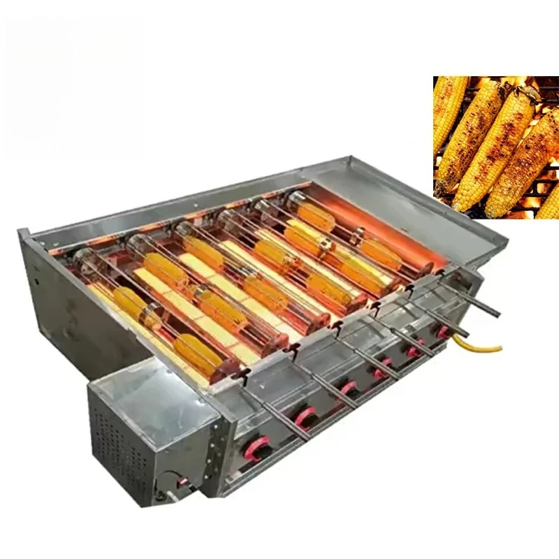 

Hot Sale New Condition Rotary Drum BBQ Corn Roasting Machine