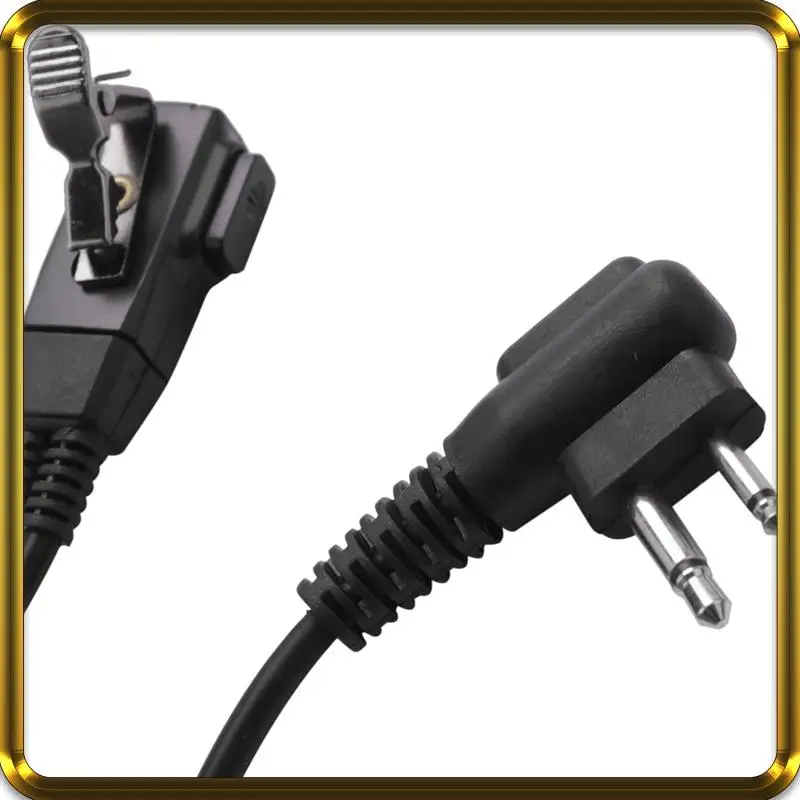 

-A95Z 4X 2 Pin Advanced D Shape Clip-Ear Ptt Headset Earpiece Mic For Motorola 2 Way Radios GP88S GP300 GP68 GP2000 GP88