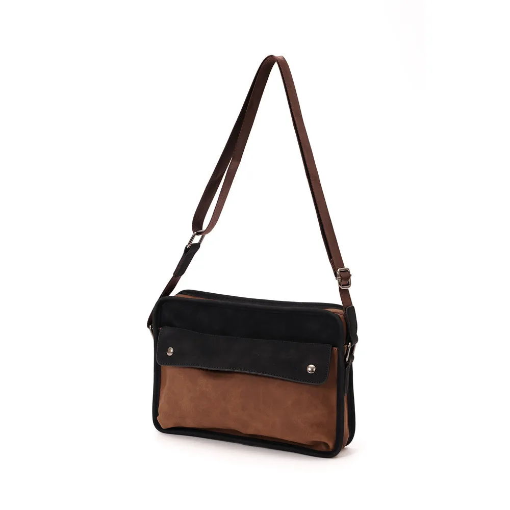 Vintage Herren-Umhängetaschen Luxus Rechteckige Schultertasche für Männer Weiche Leder-Umhängetasche Modische Messenger-Taschen Herren Bolsos – Detail 10